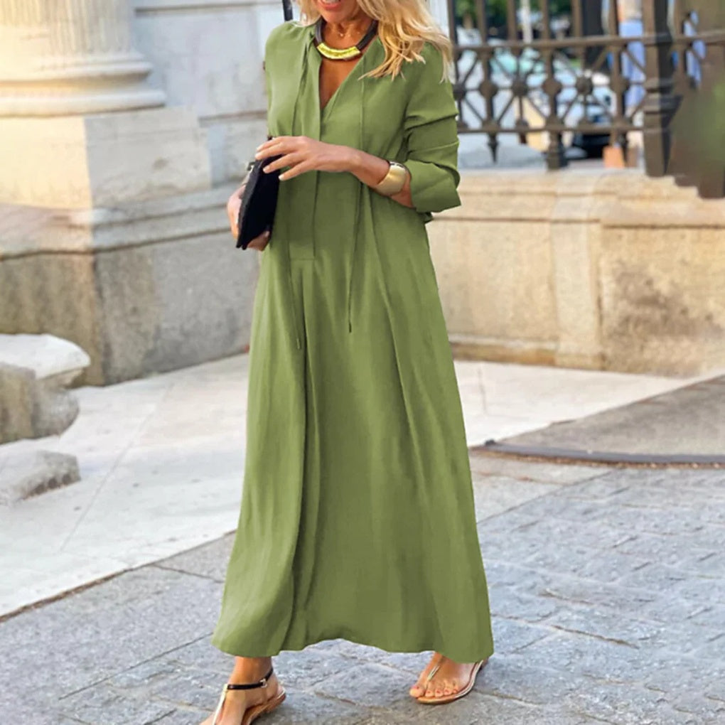 Women's Maxi Dress Elegant Silhouette