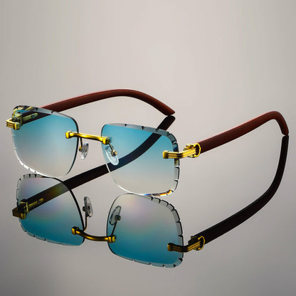 Classic Frameless Vintage Sunglasses