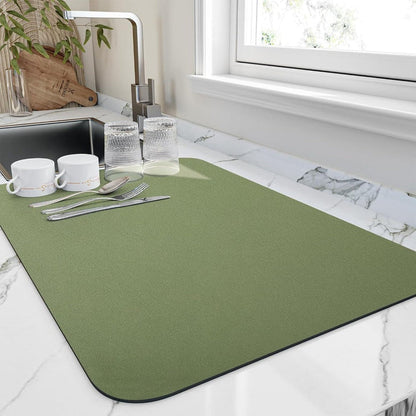 Dish Drying Mat Quick Dry Microfiber
