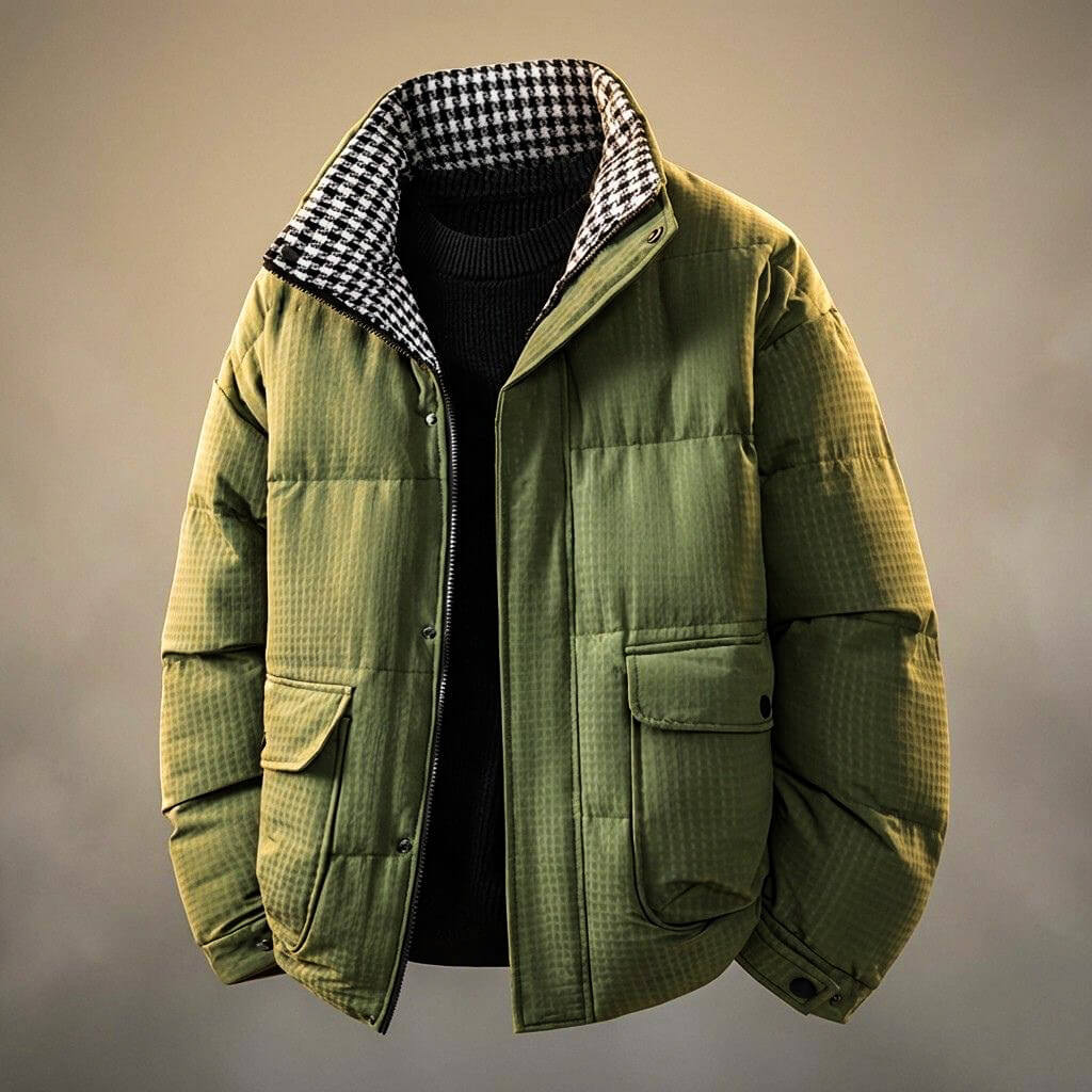 Classic Checked Wool Blazer - VibreMode