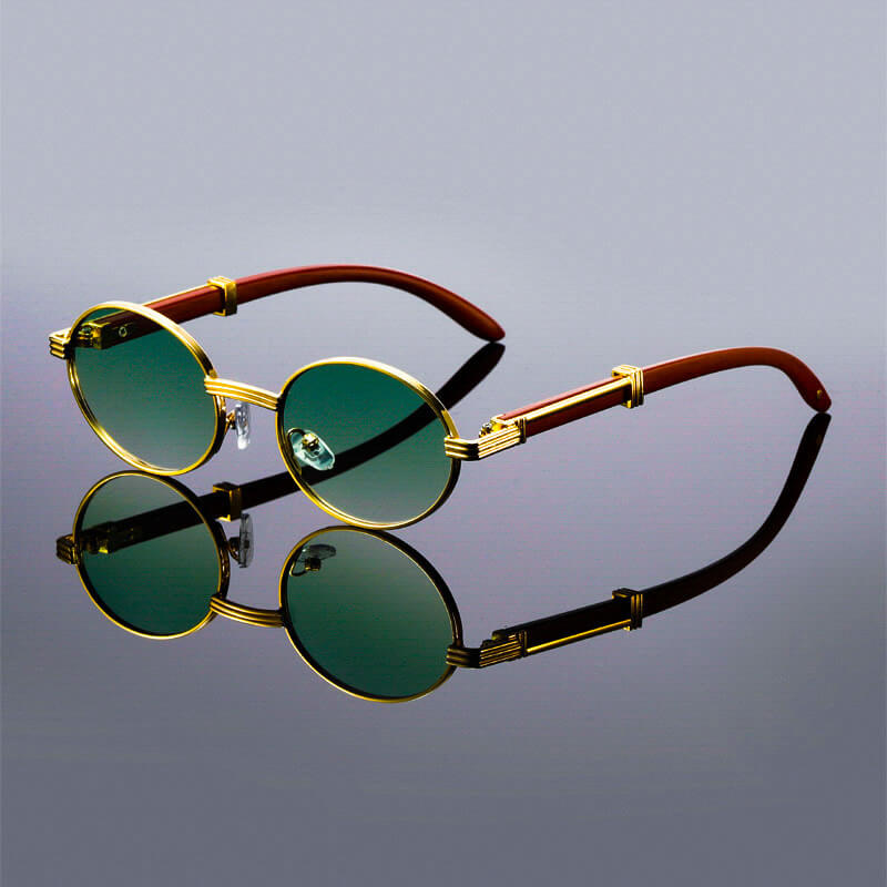 Vintage Oval Sunglasses