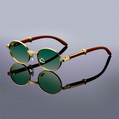 Vintage Oval Sunglasses