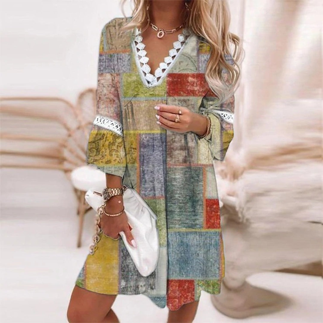 Women's Printed Loose Fit Dress