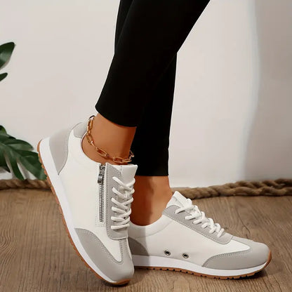 Women's Comfortable Patchwork Low Top Sneakers Casual Shoes