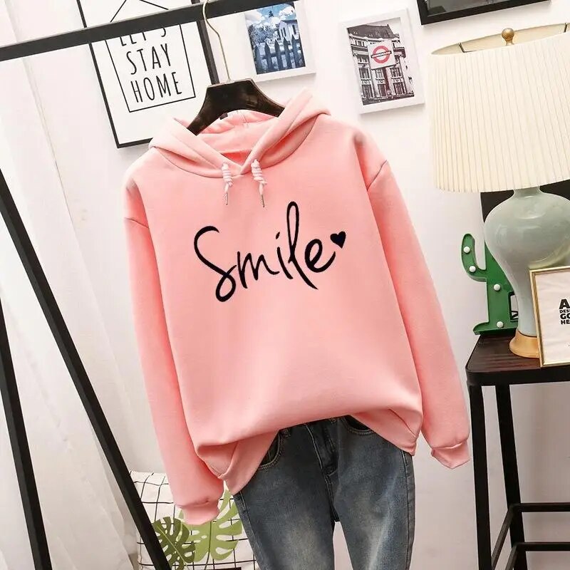 Women's Long Sleeve Hoodie Soft Warm