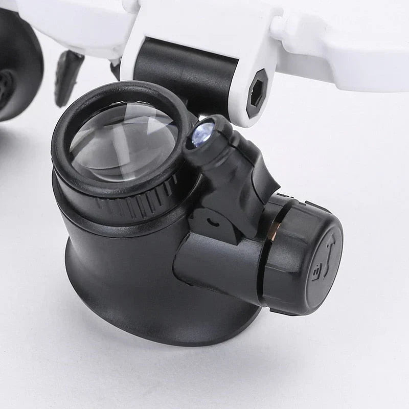 LED Magnifying Glass Adjustable Lenses