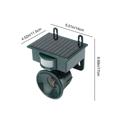 Motion Sensor Bird Repeller Ultrasonic Scarer