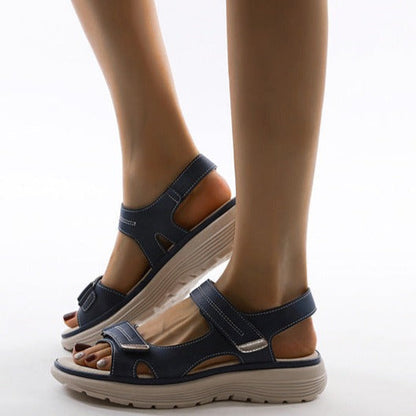Elevated Buckle Strap Sandals