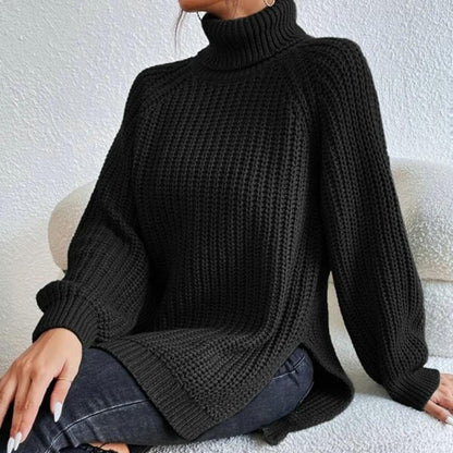 Annette Women's Turtleneck Sweater - VibreMode