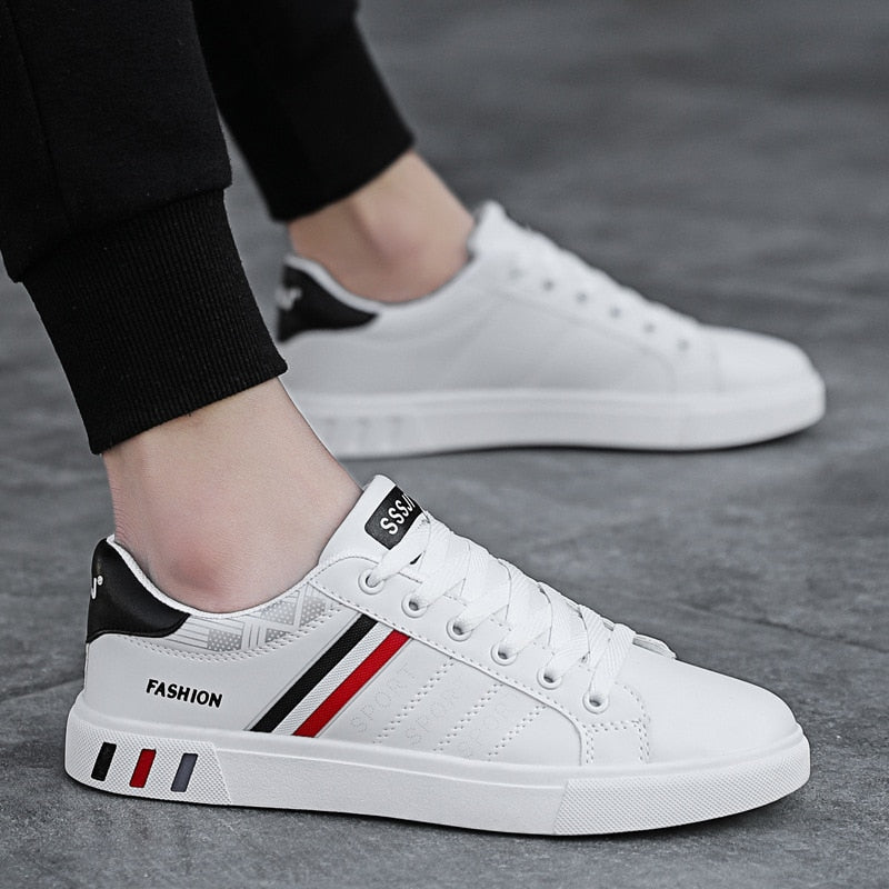 Timeless Striped Tie Shoes