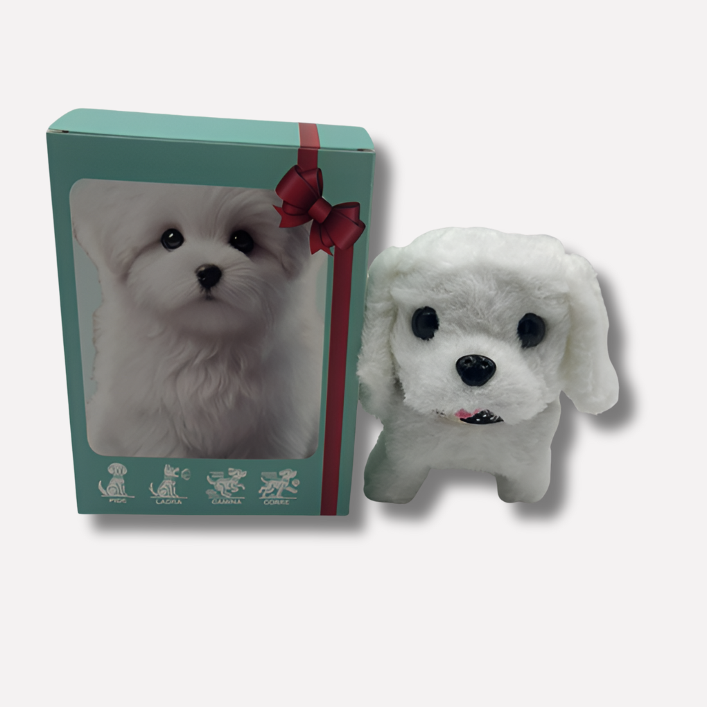 Realistic Plush Puppy Toy - VibreMode
