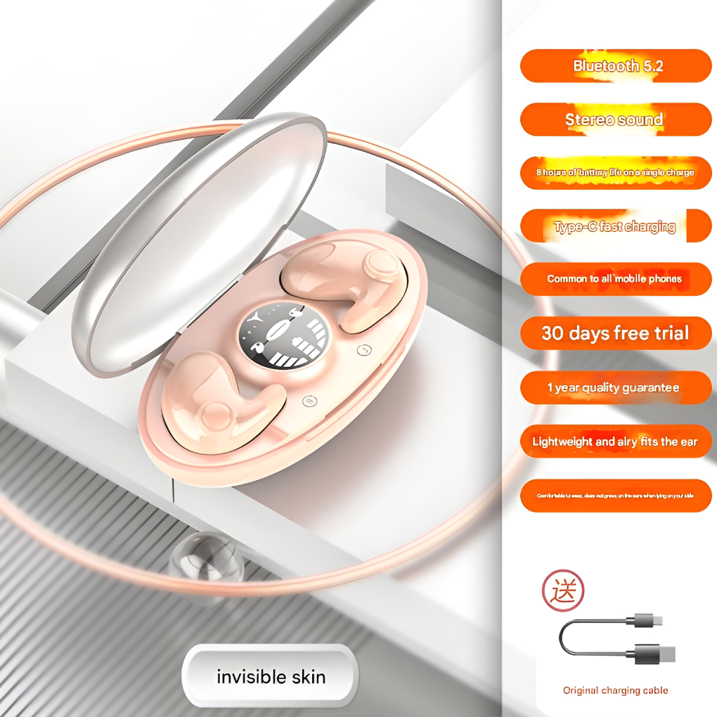 Wireless Bluetooth Earbuds Noise-Cancelling