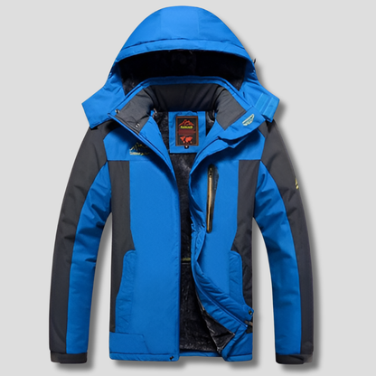 Men's Water-Resistant Winter Jacket Casual Style