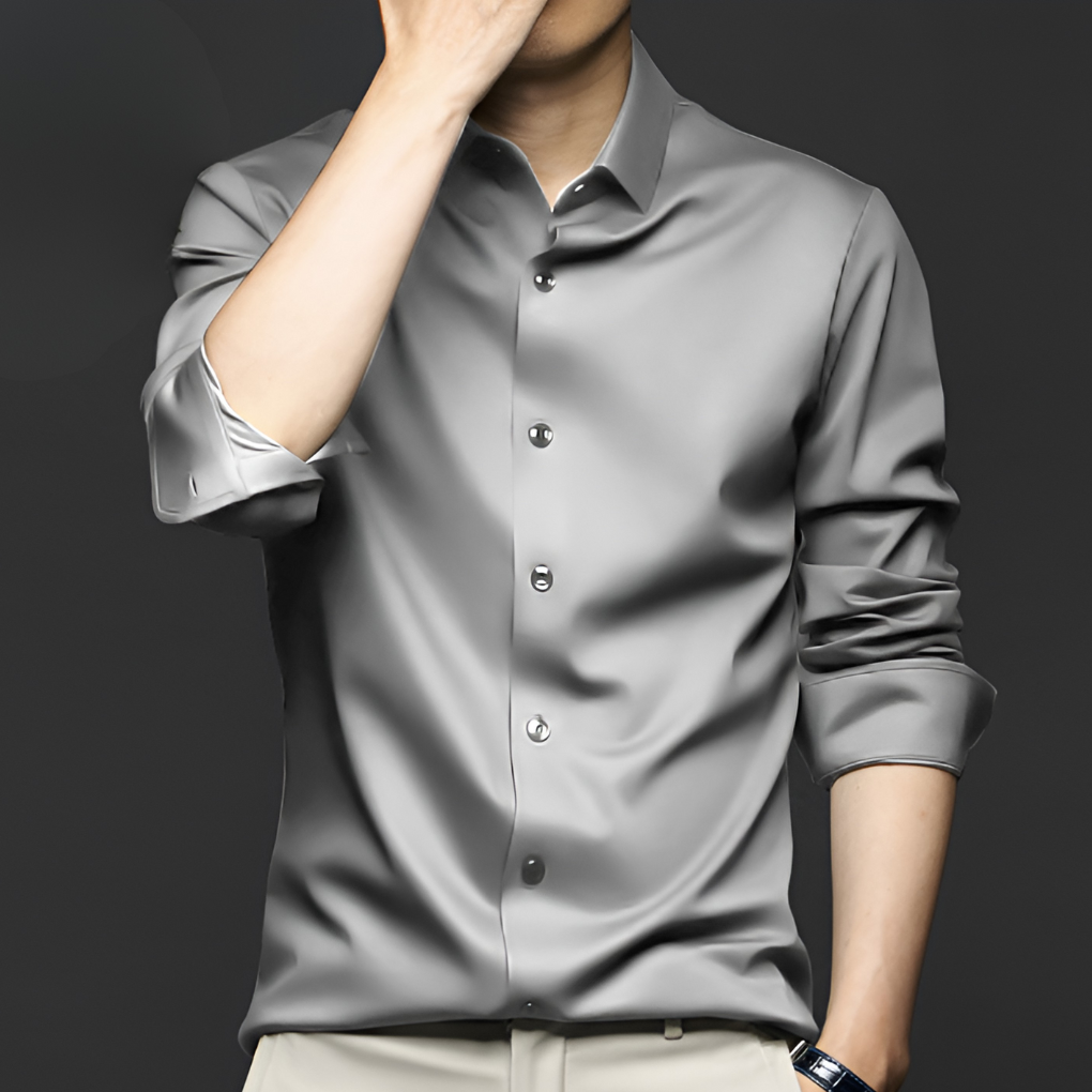 Men's Wrinkle- Dress Shirt