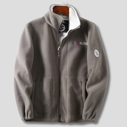 Men's Wind Resistant Fleece Jacket - VibreMode