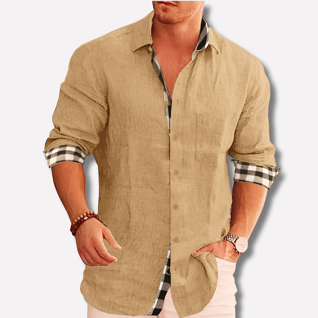 Men's Casual Button Down Shirt Classic Fit