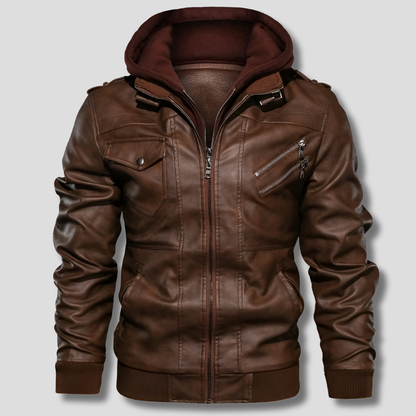 Men's Leather Jacket Everyday Style