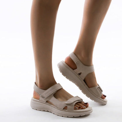 Elevated Buckle Strap Sandals