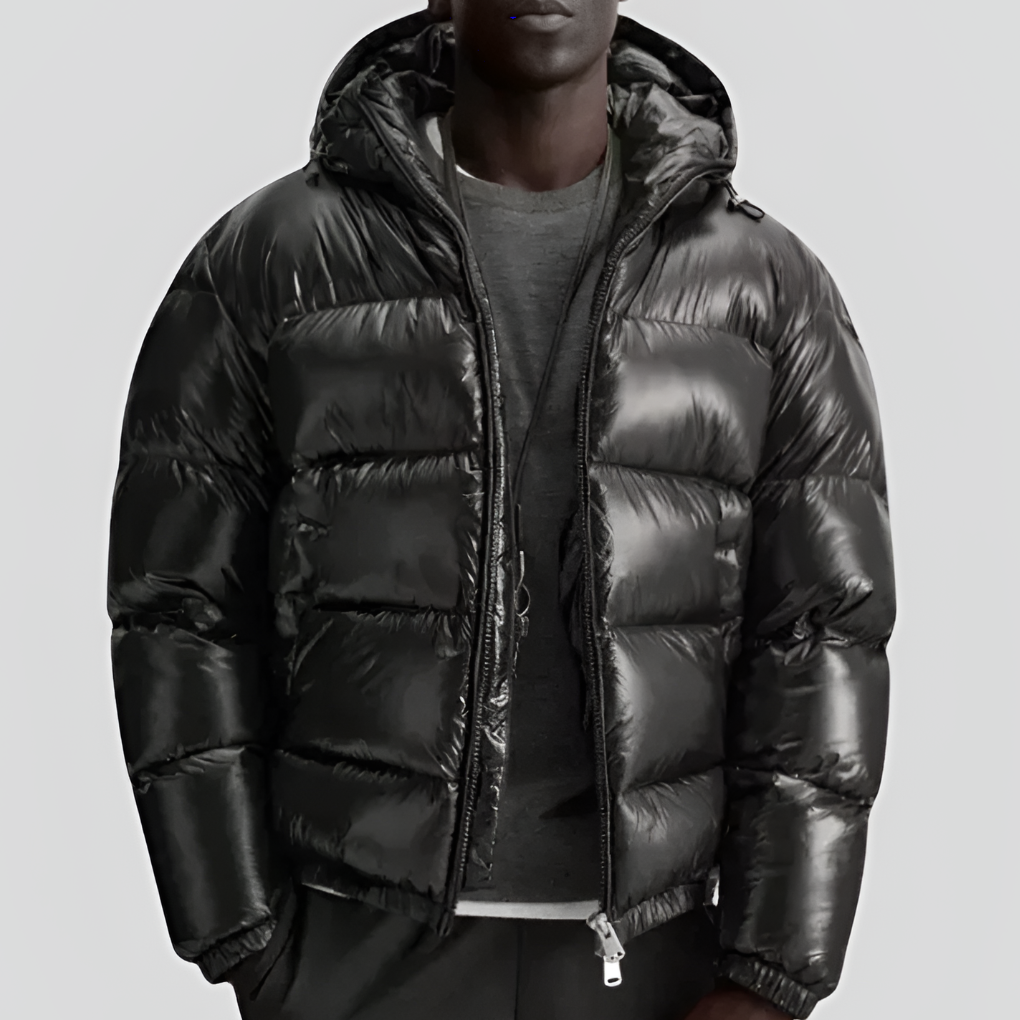 Men's Quilted Winter Coat - VibreMode
