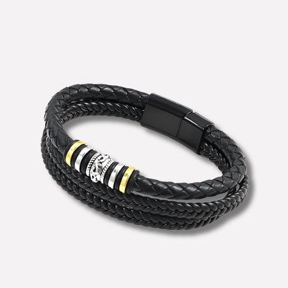 Men's Leather Bracelet - VibreMode