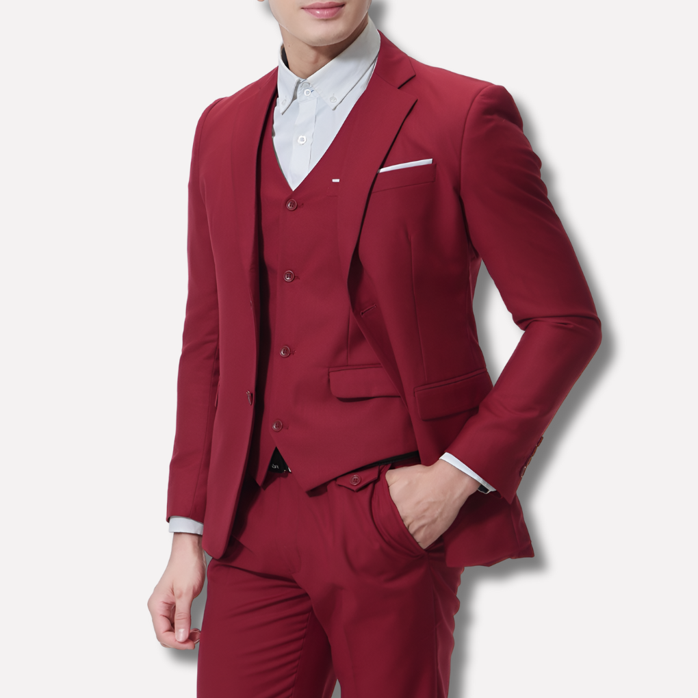 Men's Slim Fit 3 Piece Suit