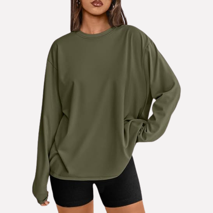 Women's Long Sleeve Oversized Shirt