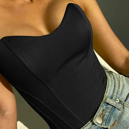 Elin Women's Strapless Crop Corset