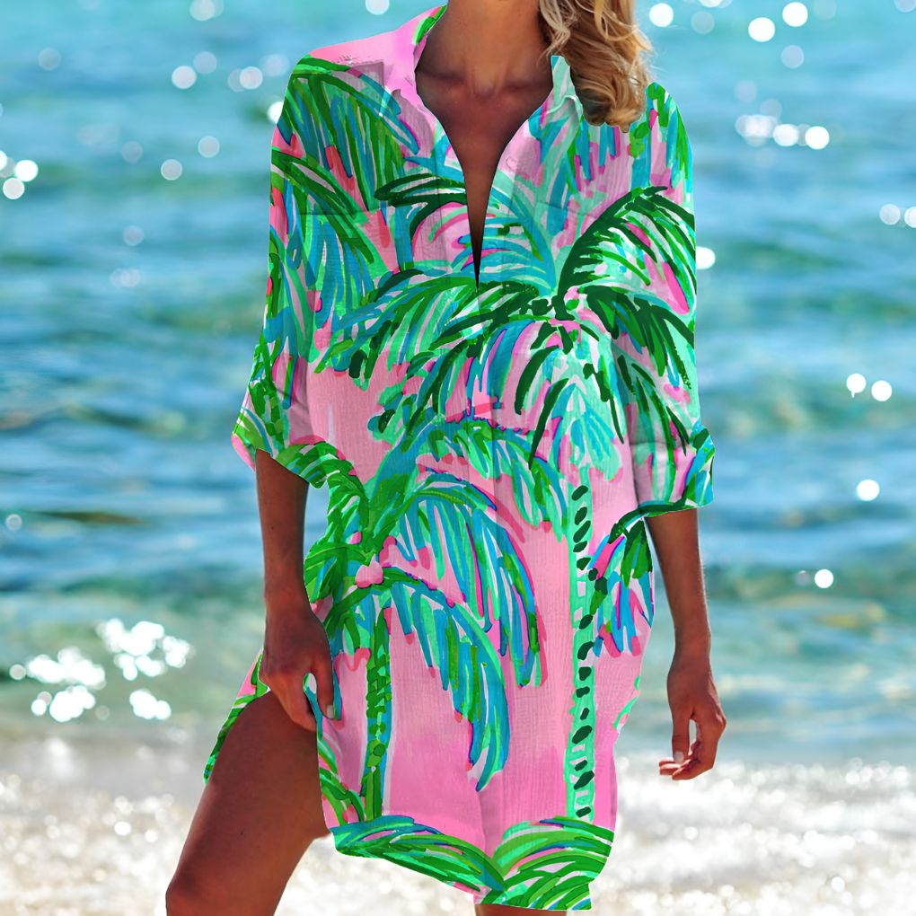 Women's Flowy Short Dress Lightweight Fabric