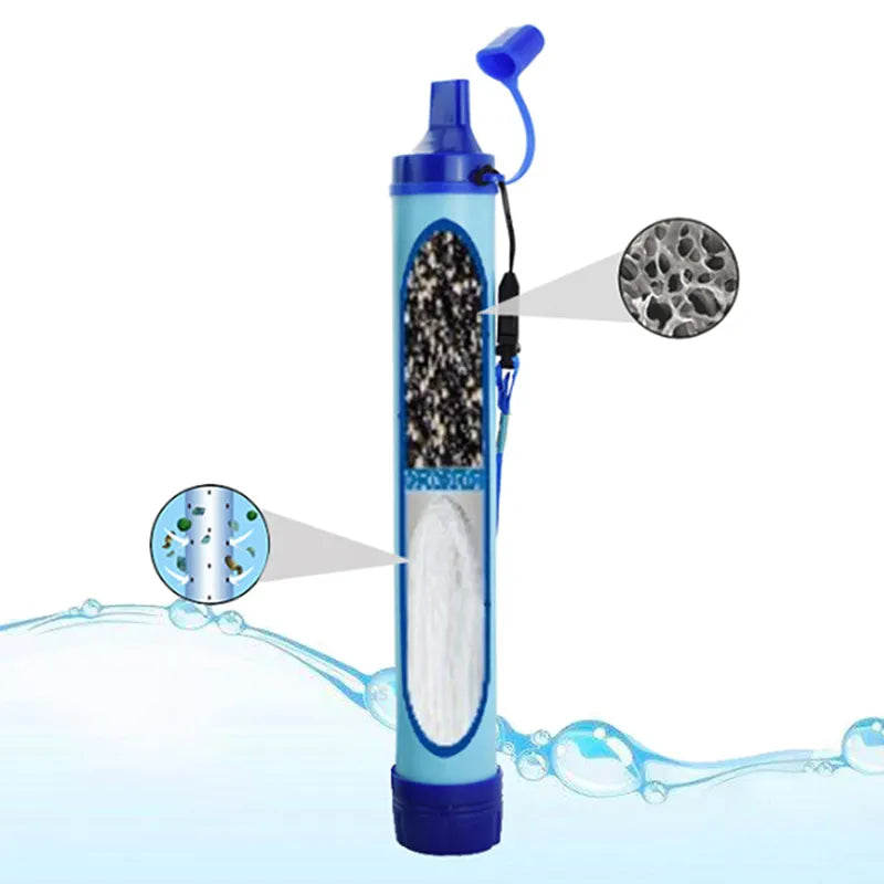 Portable Water Filter Outdoor Survival Emergency