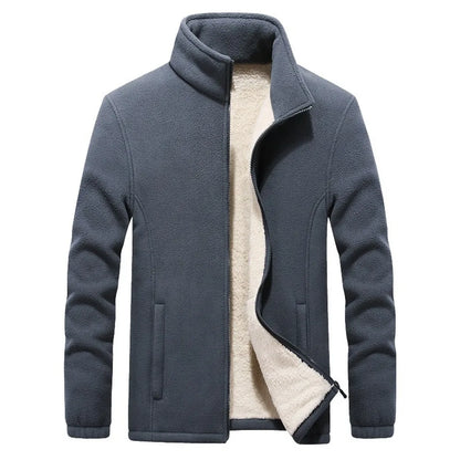 Warm Men's Fleece Hoodie Jacket