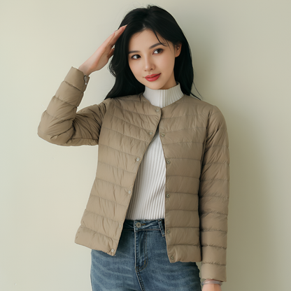 Portable Puffer Jacket Water Resistant Lightweight