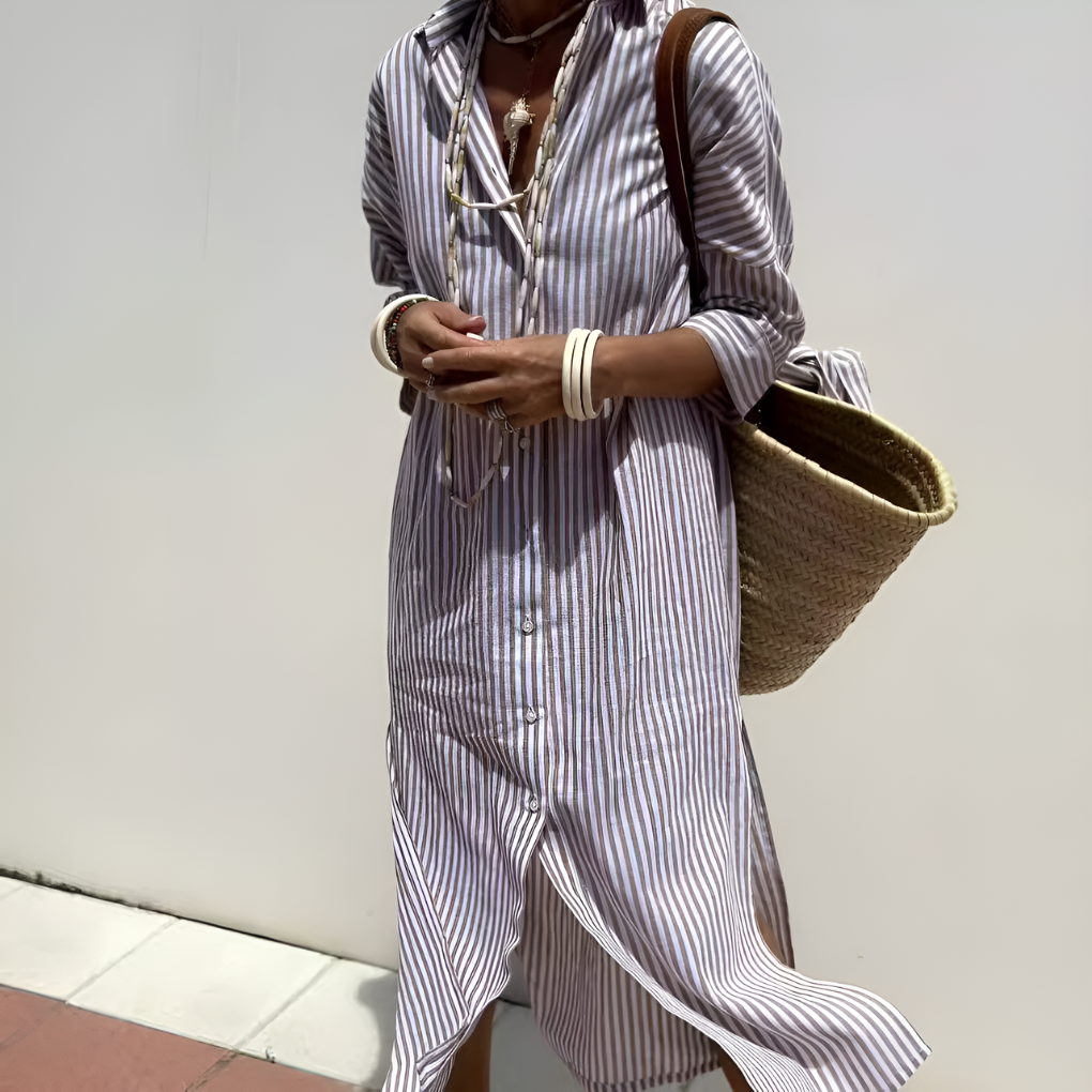 Women's Long Sleeve Shirt Dress