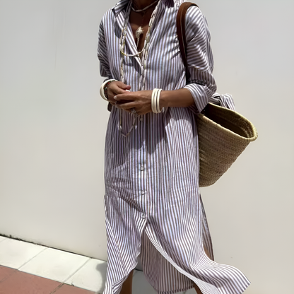Women's Long Sleeve Shirt Dress