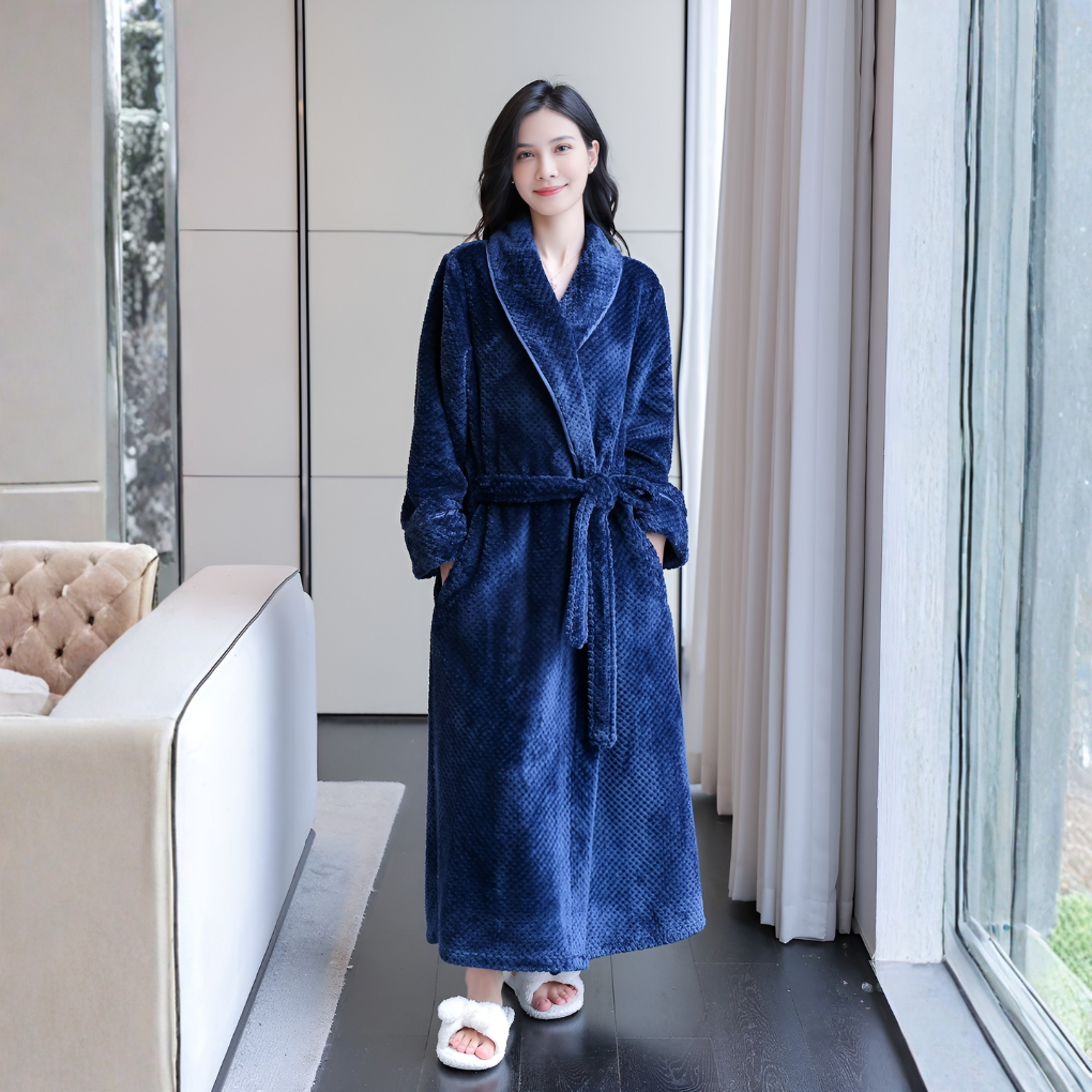 Women's Hooded Bathrobe Plush