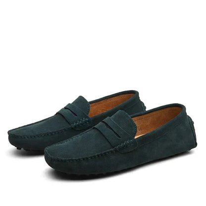 Men's Suede Loafers Italian Style