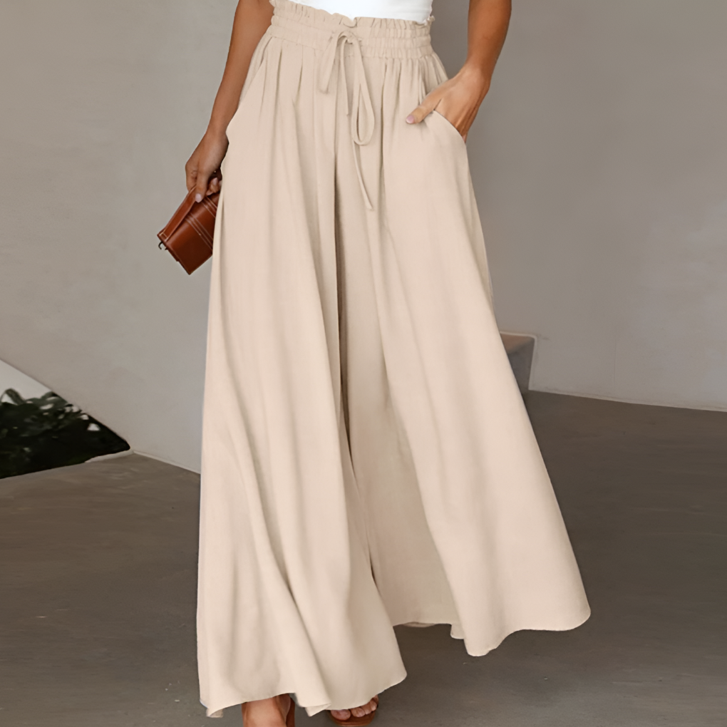 Women's Elastic Waist Skirt Pants