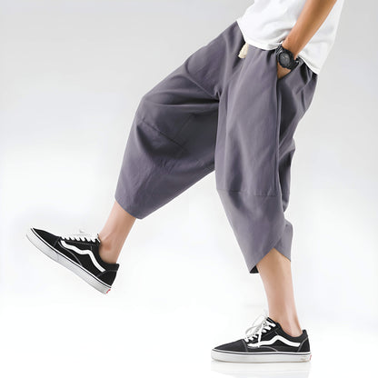 Comfortable Wide Leg Harem Pants - VibreMode