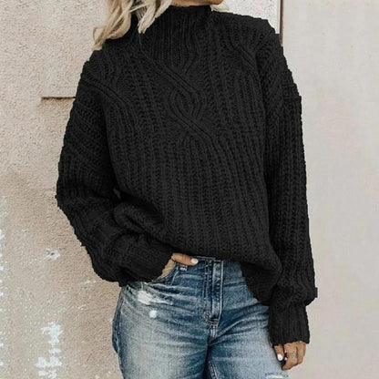 Women's Elegant Sweater Refined Everyday Wear - VibreMode