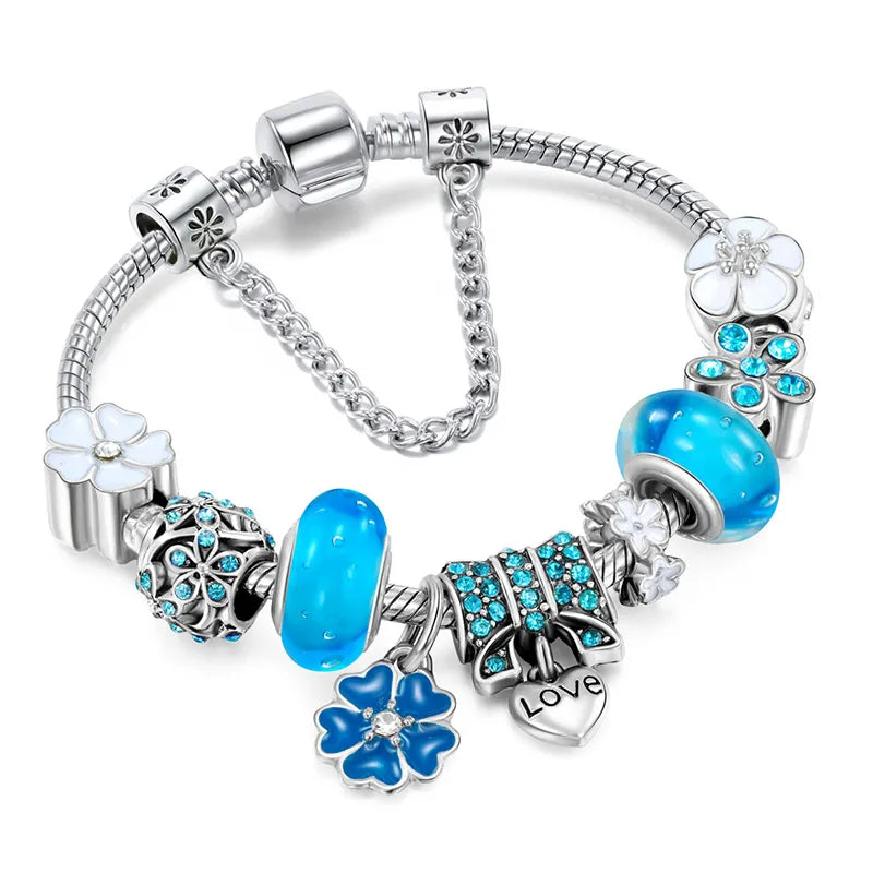 Electroplated Alloy Love Charm Bracelet - VibreMode