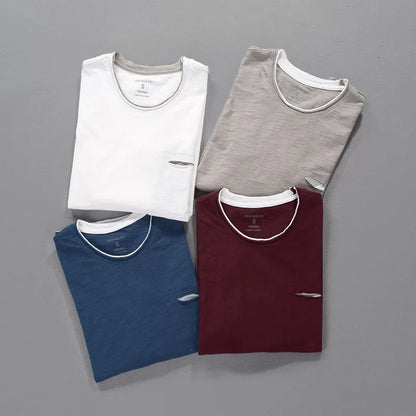 Men's Cotton Henley Shirt