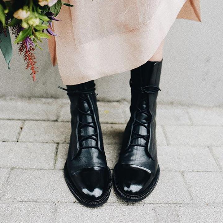 Zip-Up Ankle High Boots