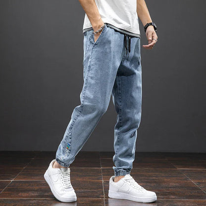 Men's Tapered Jogger Pants Patch Detail