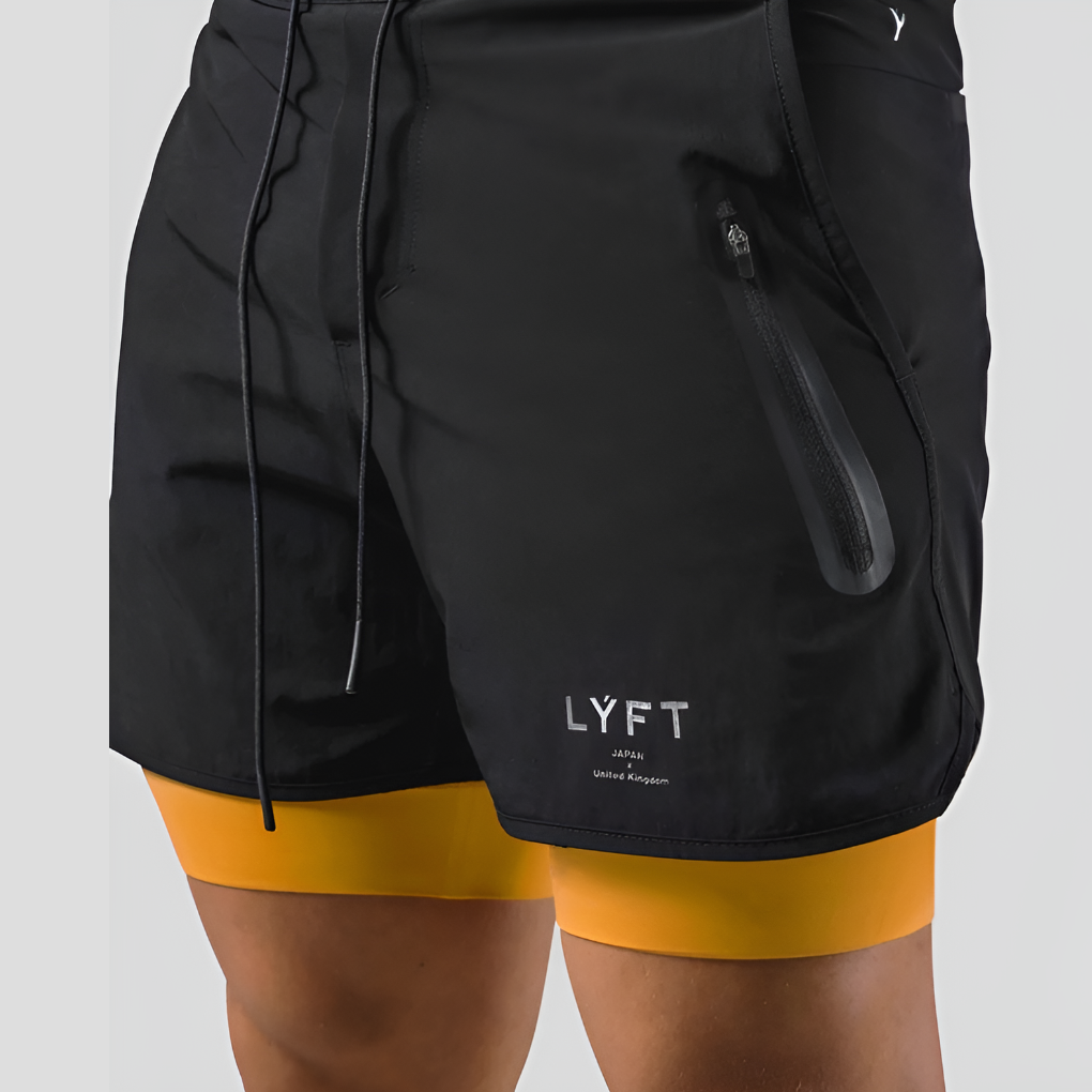 Men's 2-In-1 Sports Training Shorts - VibreMode