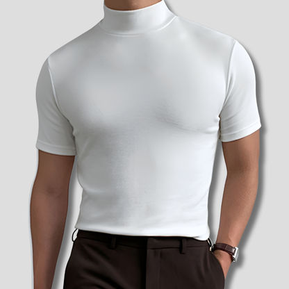 Men's Breathable Turtleneck Shirt - VibreMode