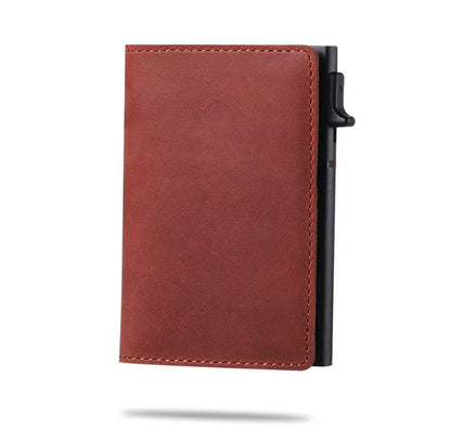 Apple Leather Wallet Tracker