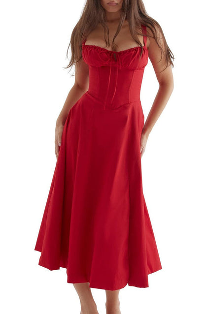 Women's Floral Waist Shaping Dress
