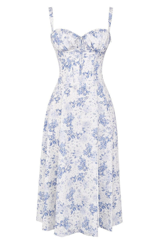 Women's Floral Waist Shaping Dress