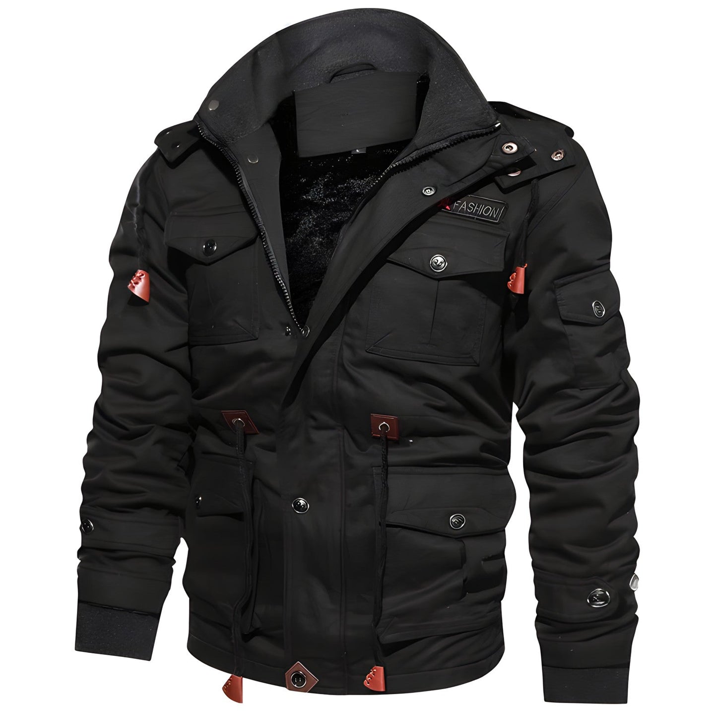 Men's Zipper Jacket Multiple Pockets