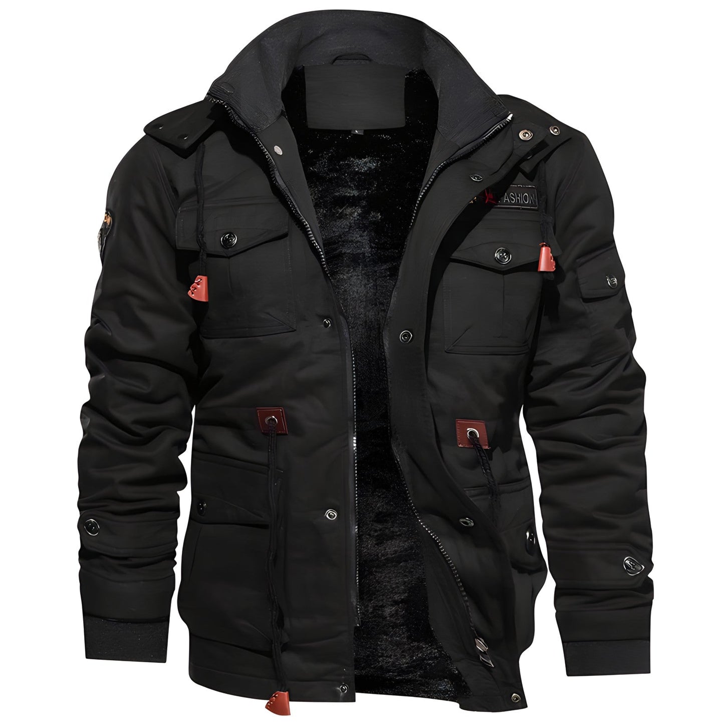 Men's Zipper Jacket Multiple Pockets