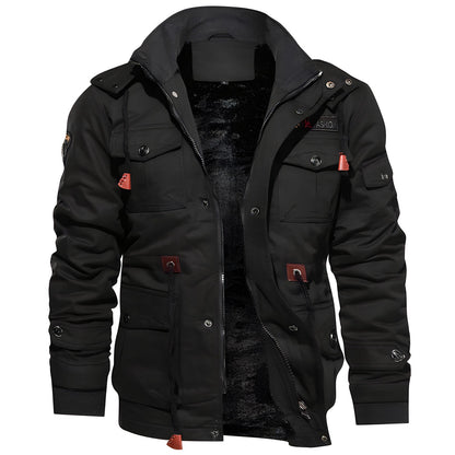 Men's Zipper Jacket Multiple Pockets